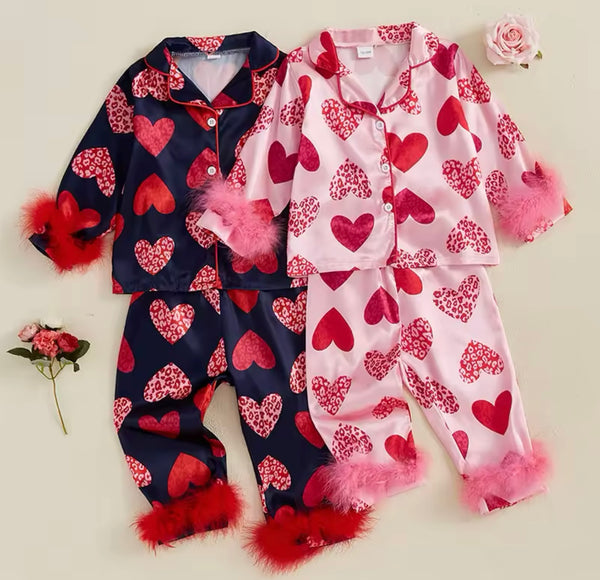 Feathered Silky Heart Jammies