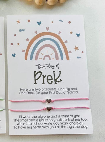 First Day of School Bracelet