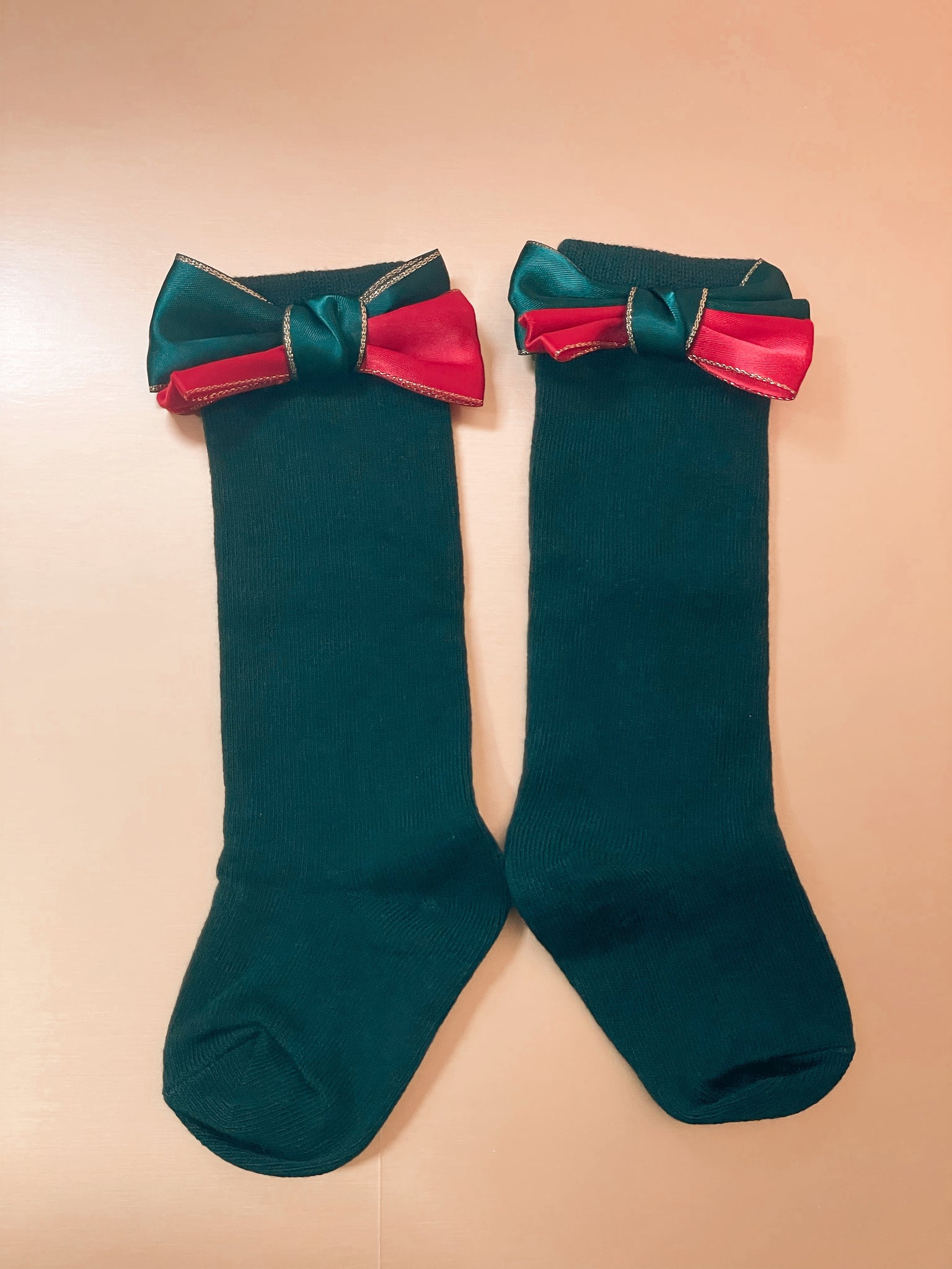 Christmas Bow Socks