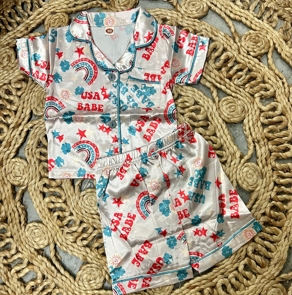 Silky Patriotic Jammies