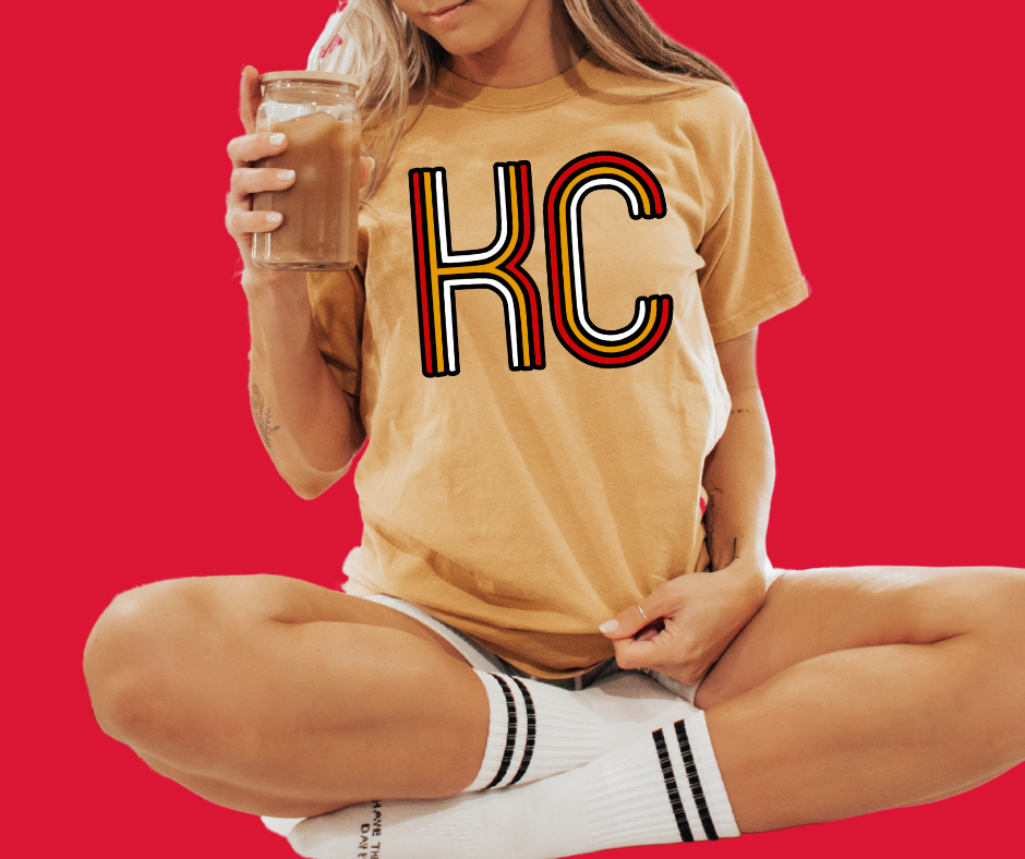 Retro KC Mustard Tee