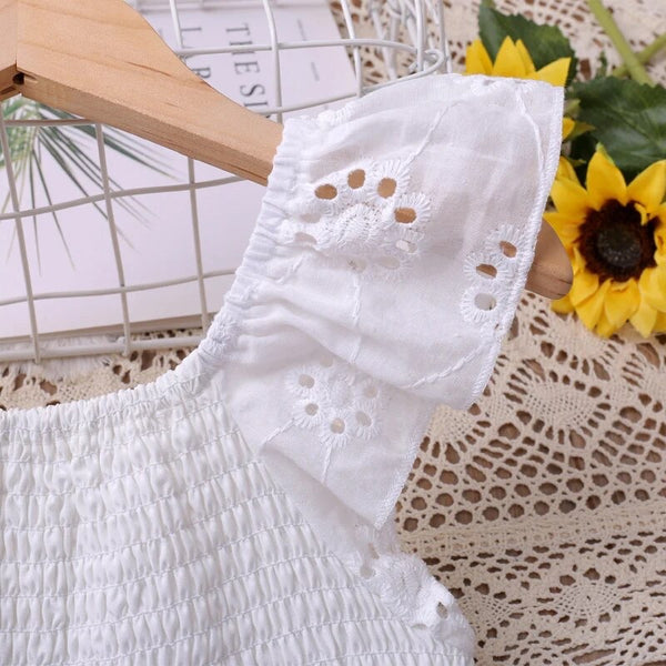 White Eyelet Dress