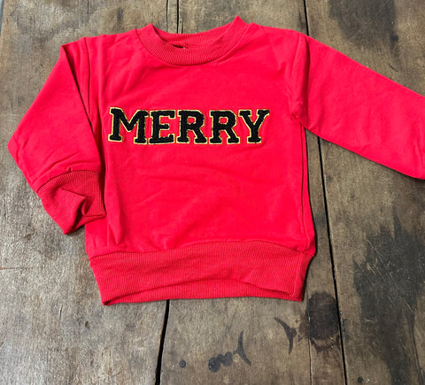 Merry Chenille Sweatshirt