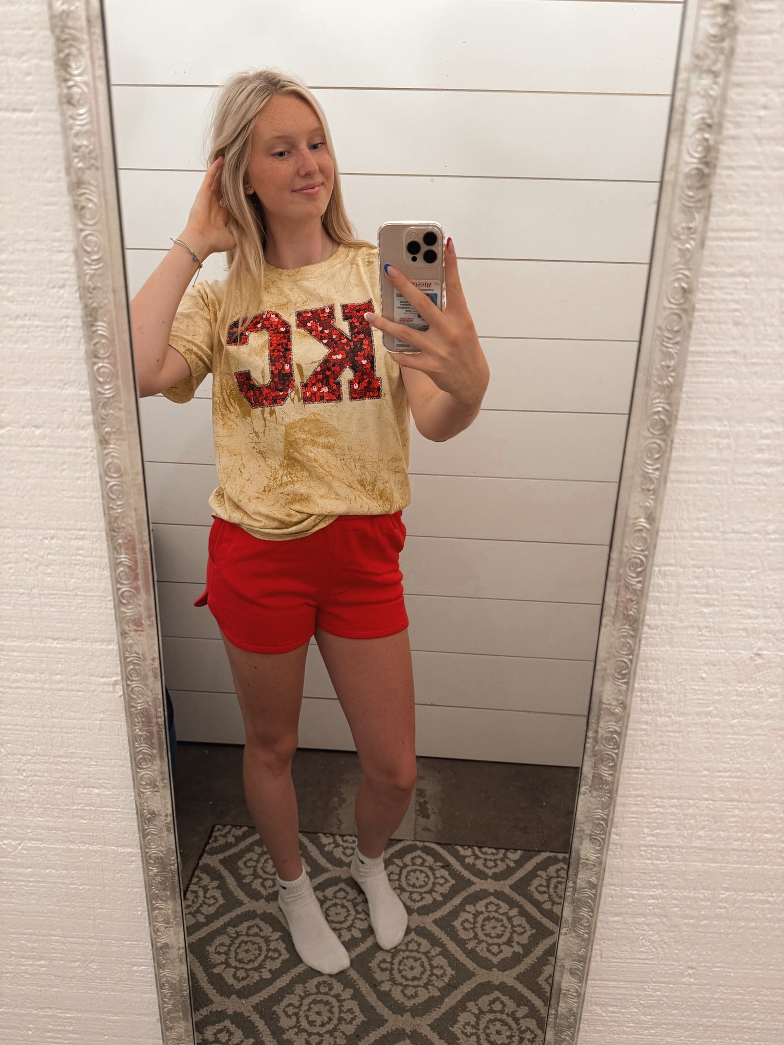 Red Game Day Shorts