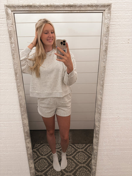 Cozy Sweatshort Set