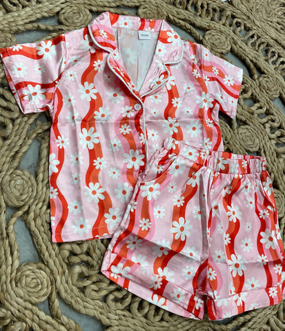 Adorable Daisy Silk Jammies