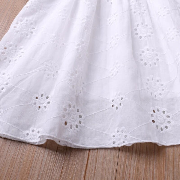 White Eyelet Dress