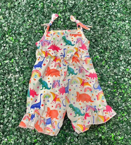 Dinosaurs and Rainbows Romper