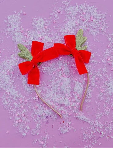 Reindeer headband + piggies