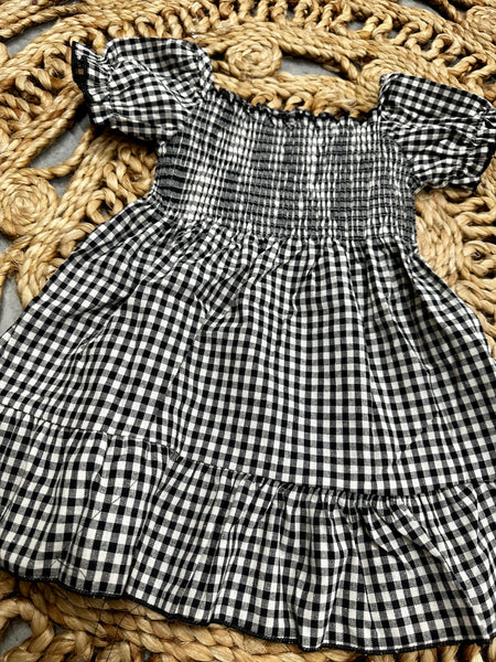 Gingham Ruffle Dress