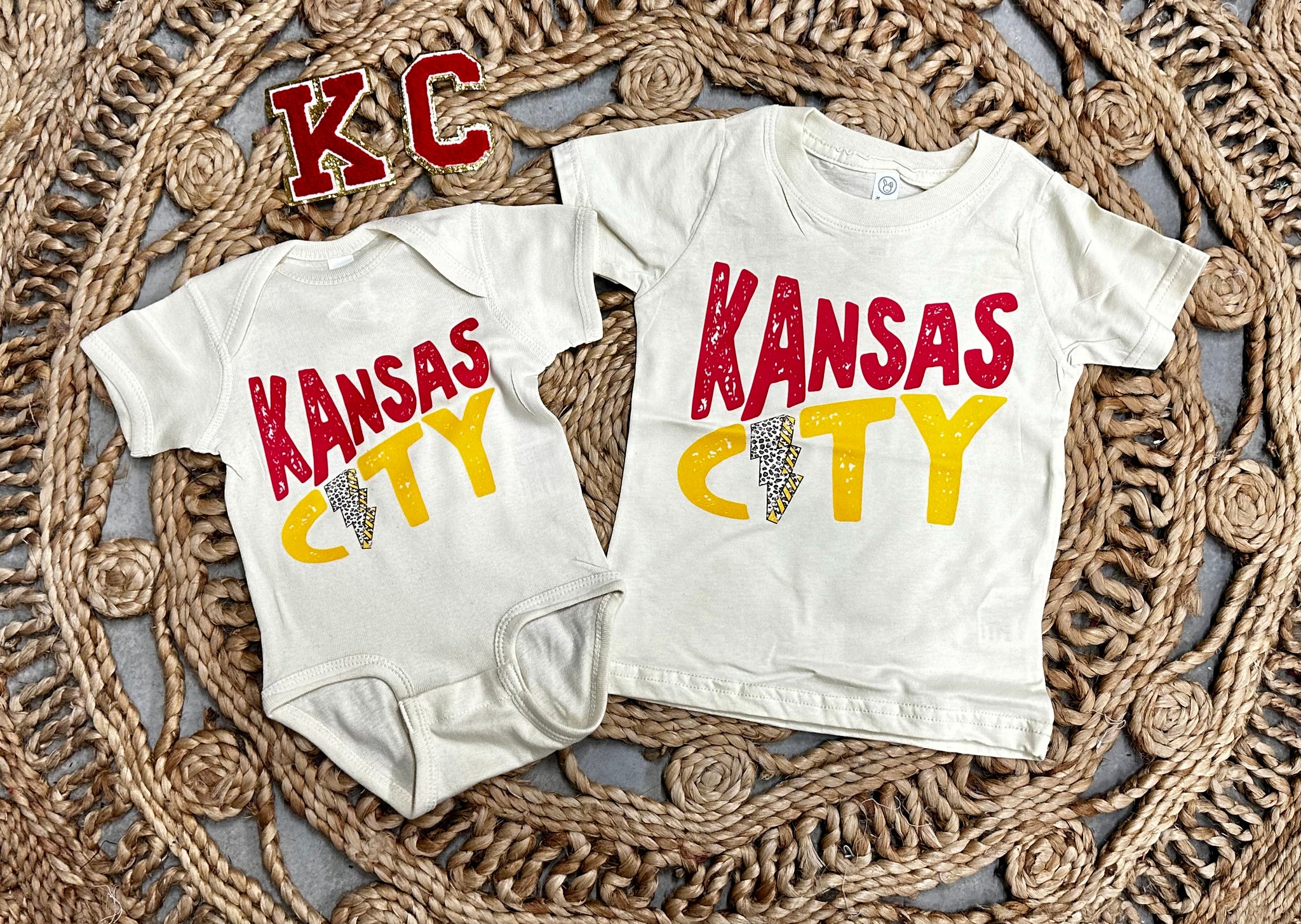 Natural Kansas City Tee