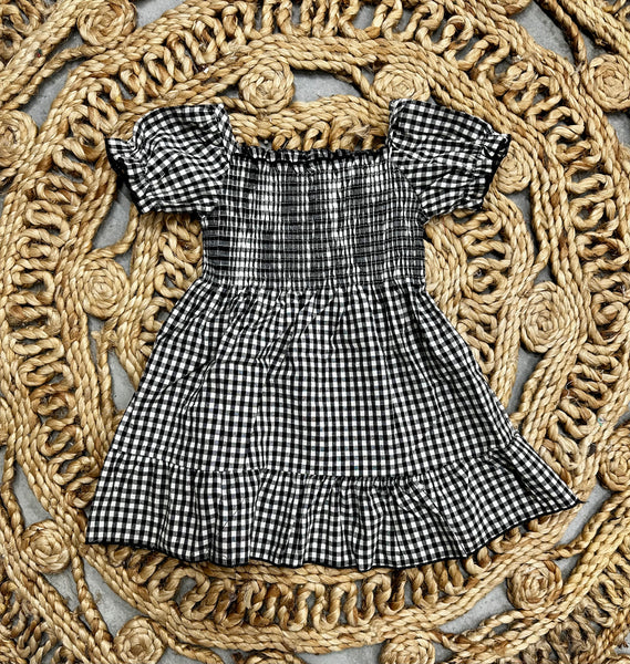 Gingham Ruffle Dress