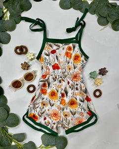 Boho Floral Romper