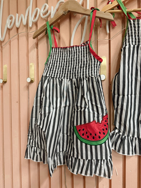 Striped Watermelon Dress & Jumper