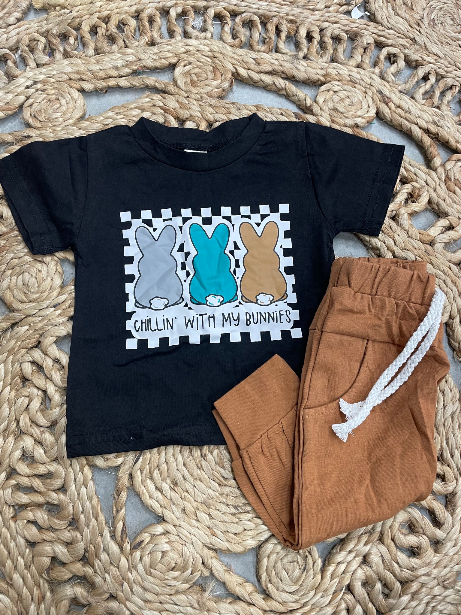 Chillin With My Bunnies Jogger Set