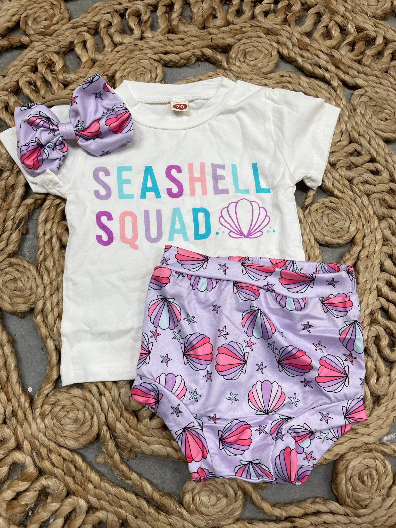 Seashell Squad Bummie Set