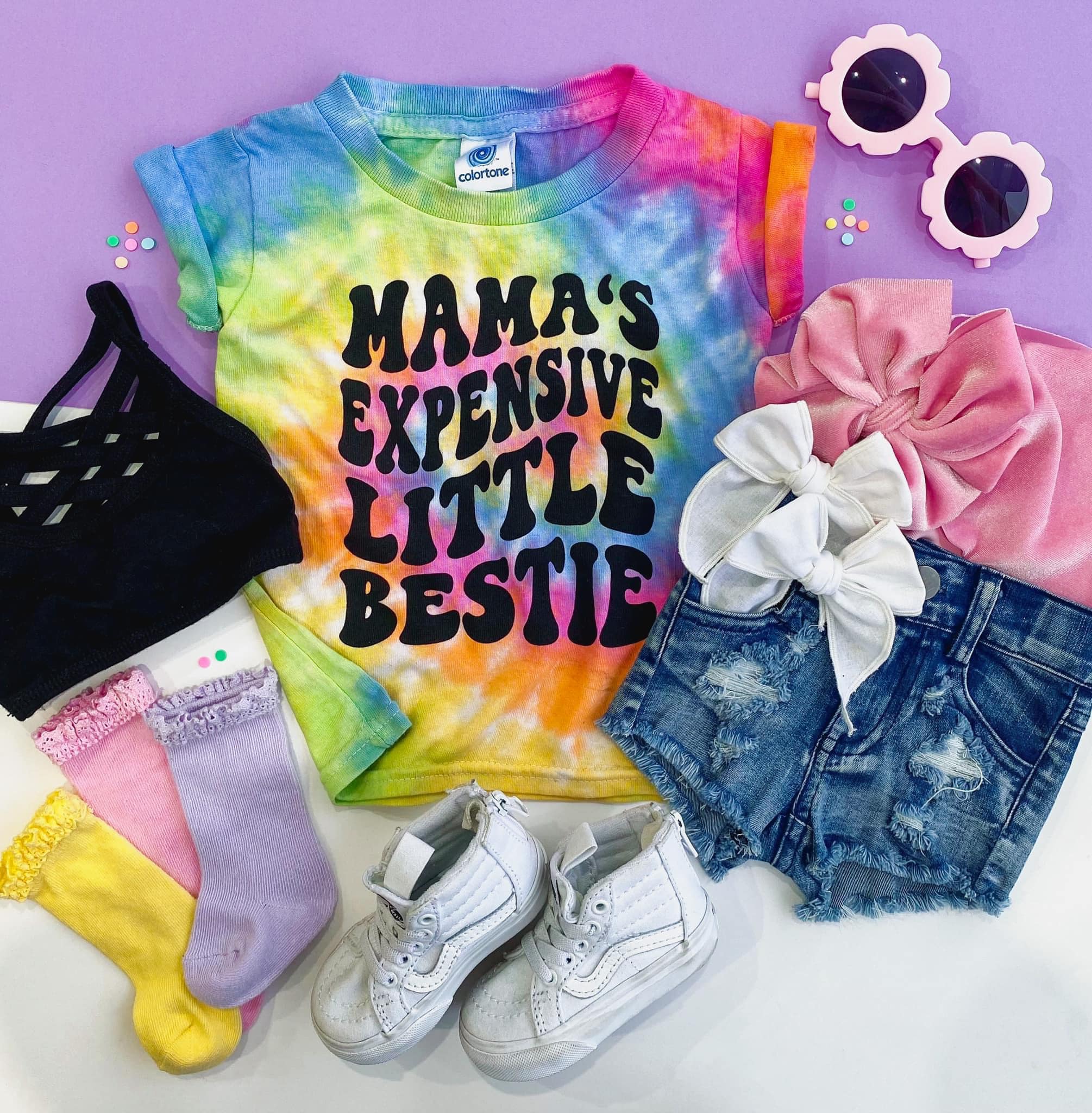 Mama's Expensive Bestie Tye-Dye Shirt
