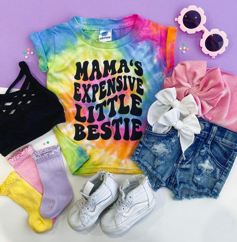 Mama's Expensive Bestie Tye-Dye Shirt
