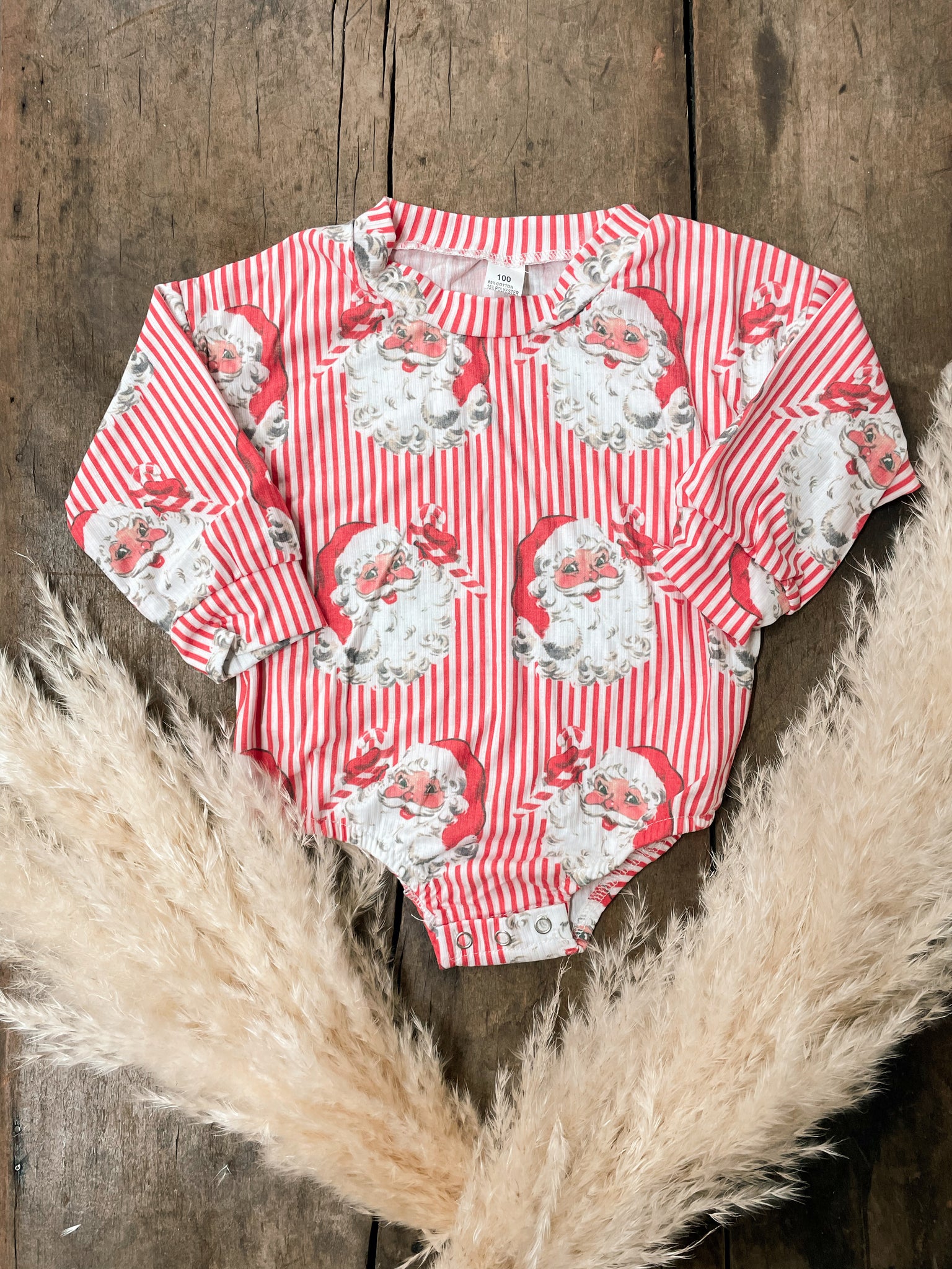 Striped Santa Romper