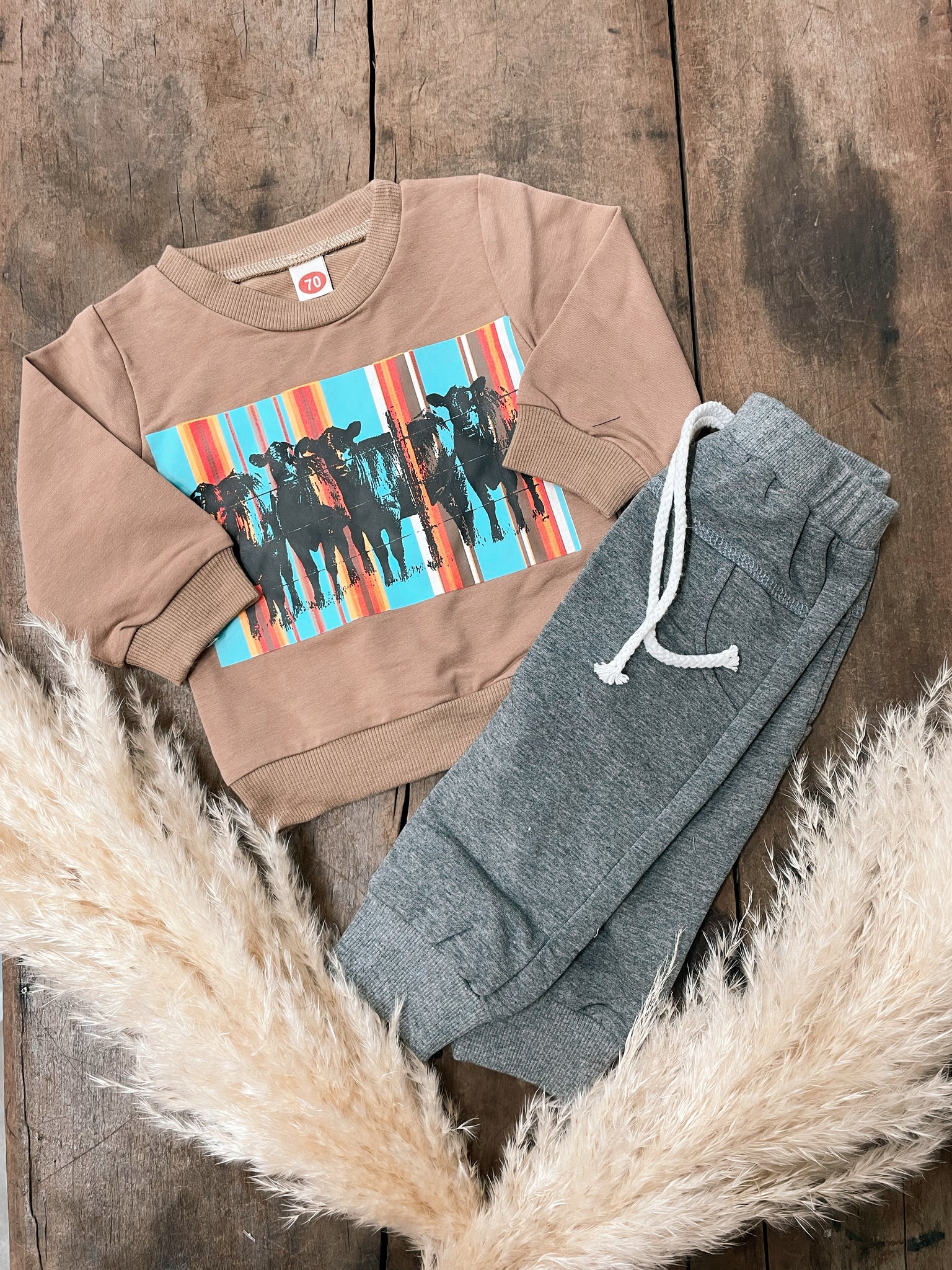 Boys Western Jogger Set