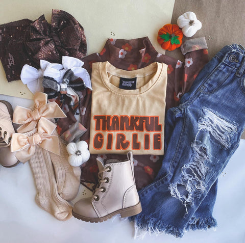 Thankful Girlie Tee