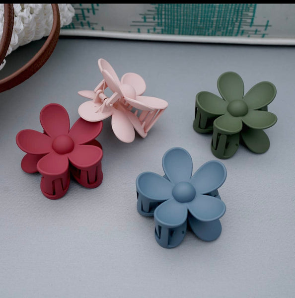Flower Claw Clips