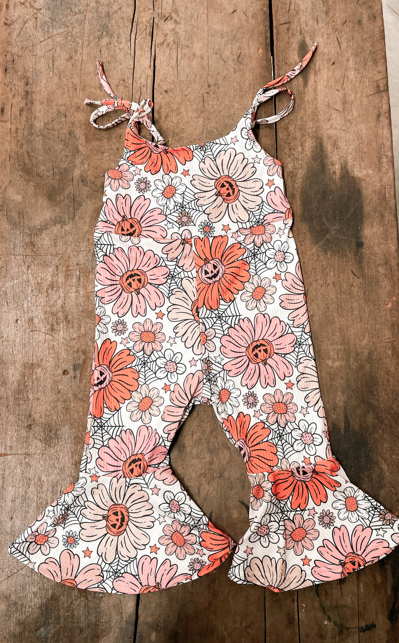 Floral Pumpkin Jumpsuit