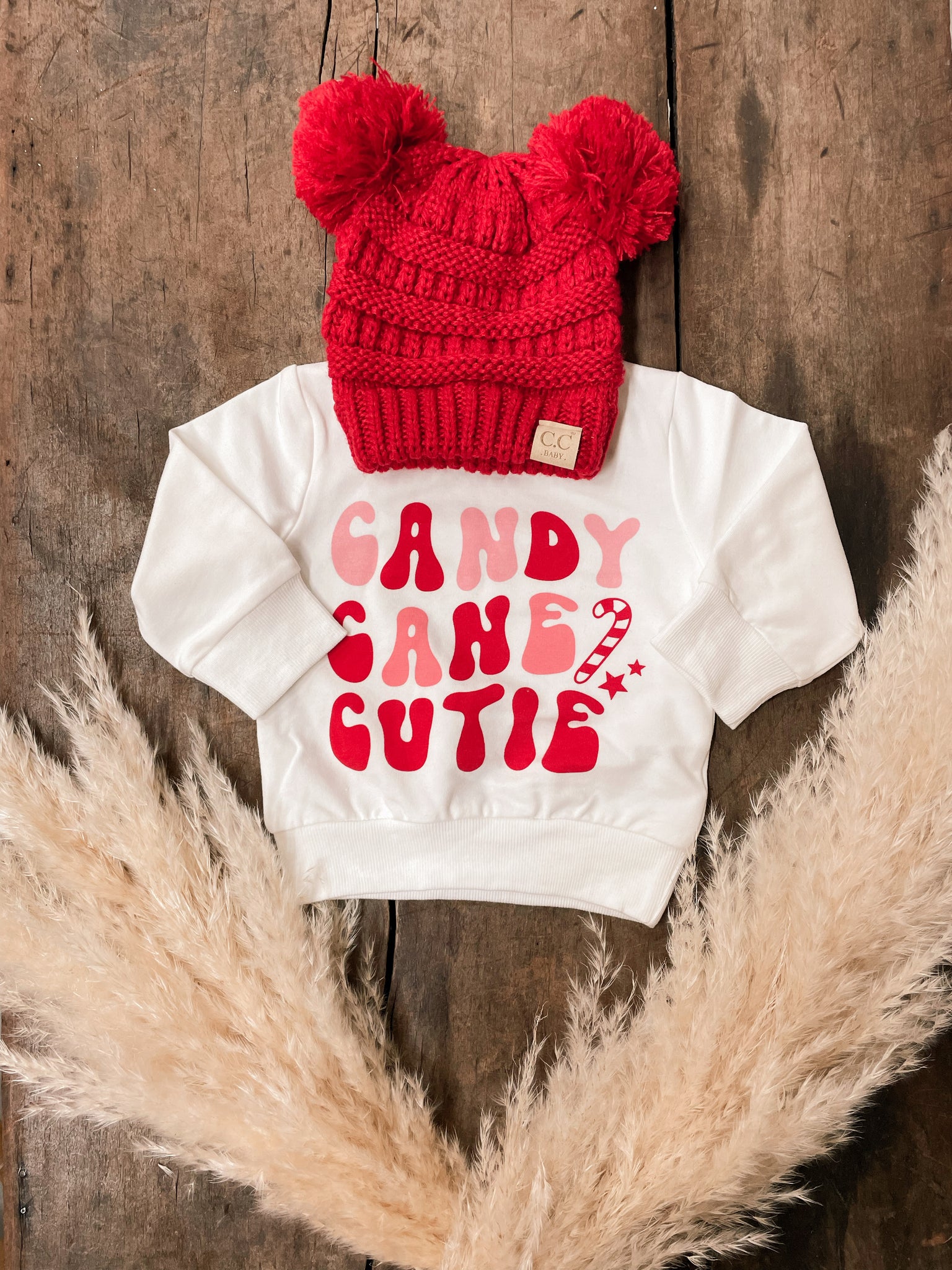 Candy Cane  Cutie Crew Neck