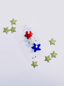 Star Tinsel Clip - TRIO