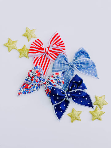 4th of July Small Bows