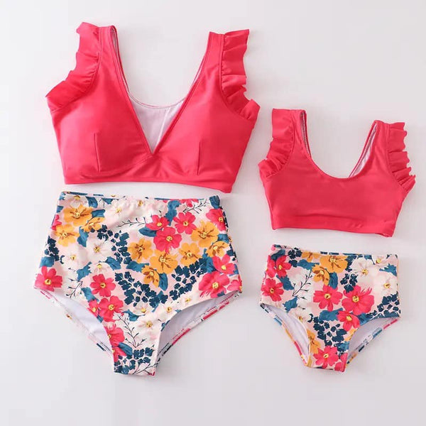 Mommy and Me Floral Swimsuit