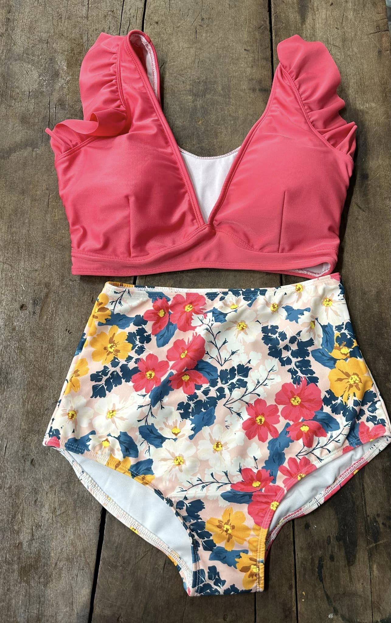 Mommy and Me Floral Swimsuit