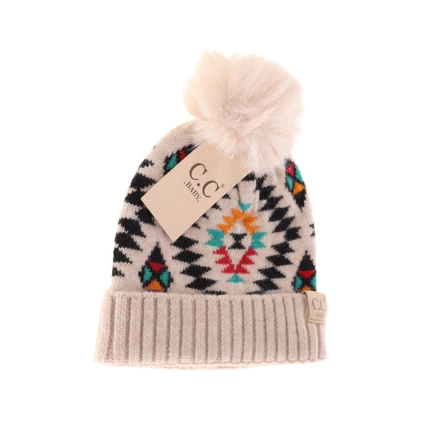 CC Aztec Pattern Beanie