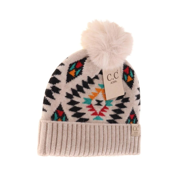 CC Aztec Pattern Beanie