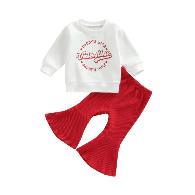 Daddy's Little Valentine Bell Set