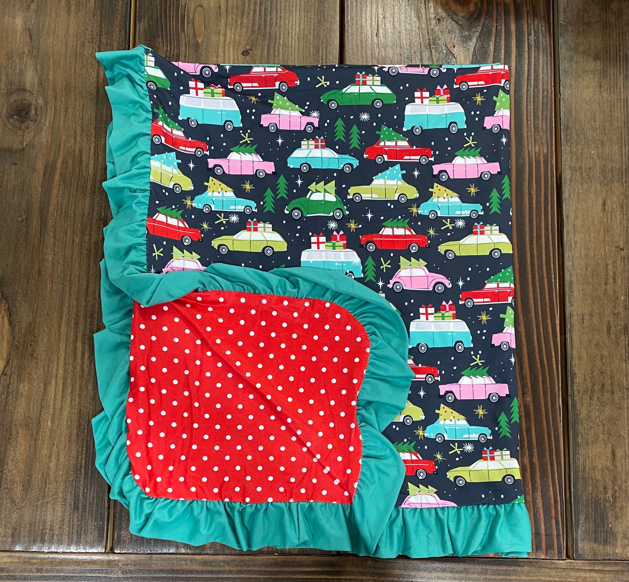 Christmas Truck Blanket