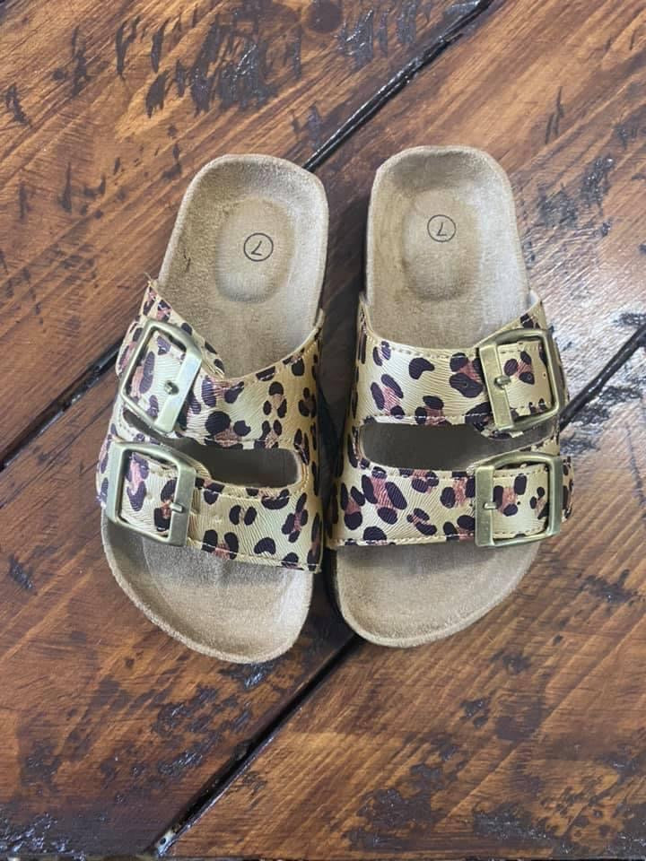 Leopard Sandals