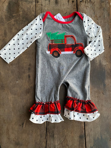 Christmas Truck Romper