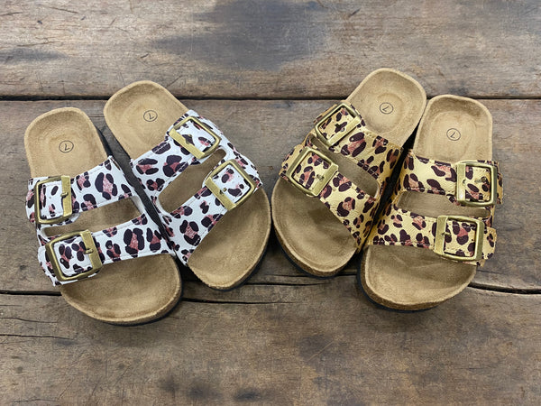 Leopard Sandals