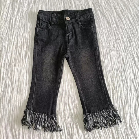 Black Distressed Jeans