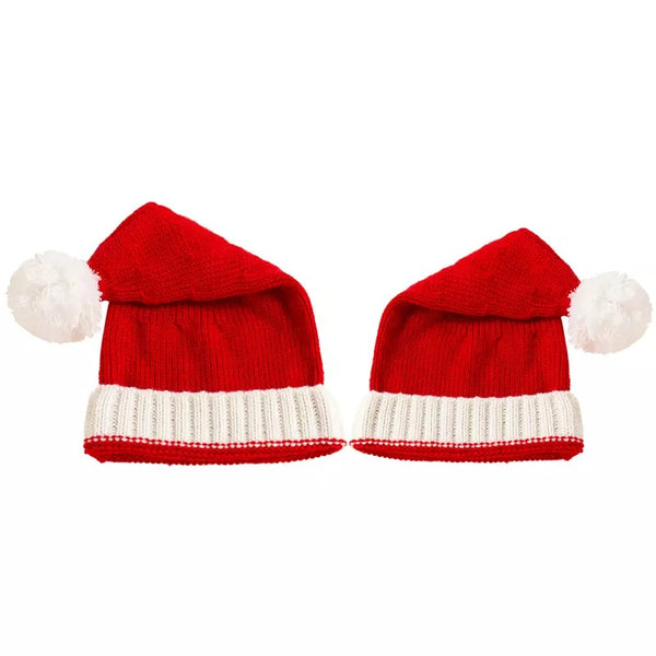 Santa Hat Mommy and Kid